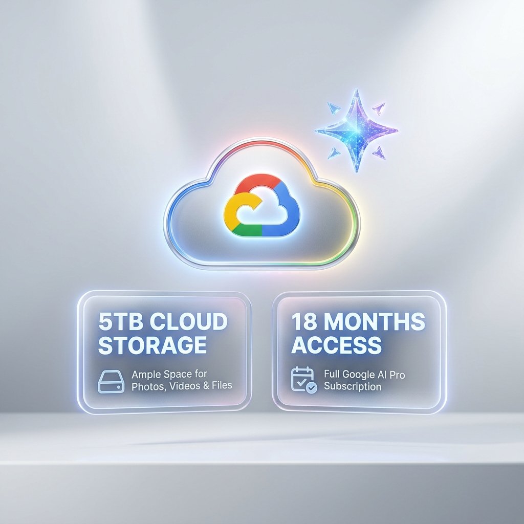 Google AI Pro 5TB Hero