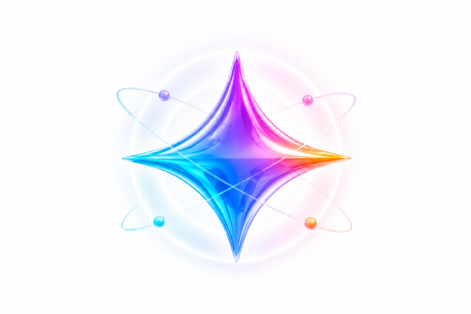 Google AI prism illustration